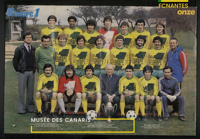 Nantes 1979/80 Subbuteo Haut Spin Équipe 